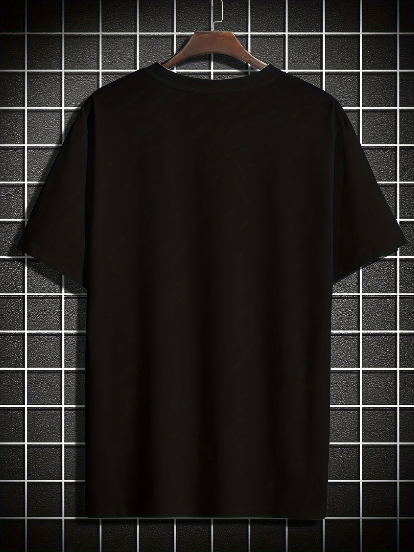 plus size mens solid t shirt for summer outdoor sports short sleeve tees for males details 2