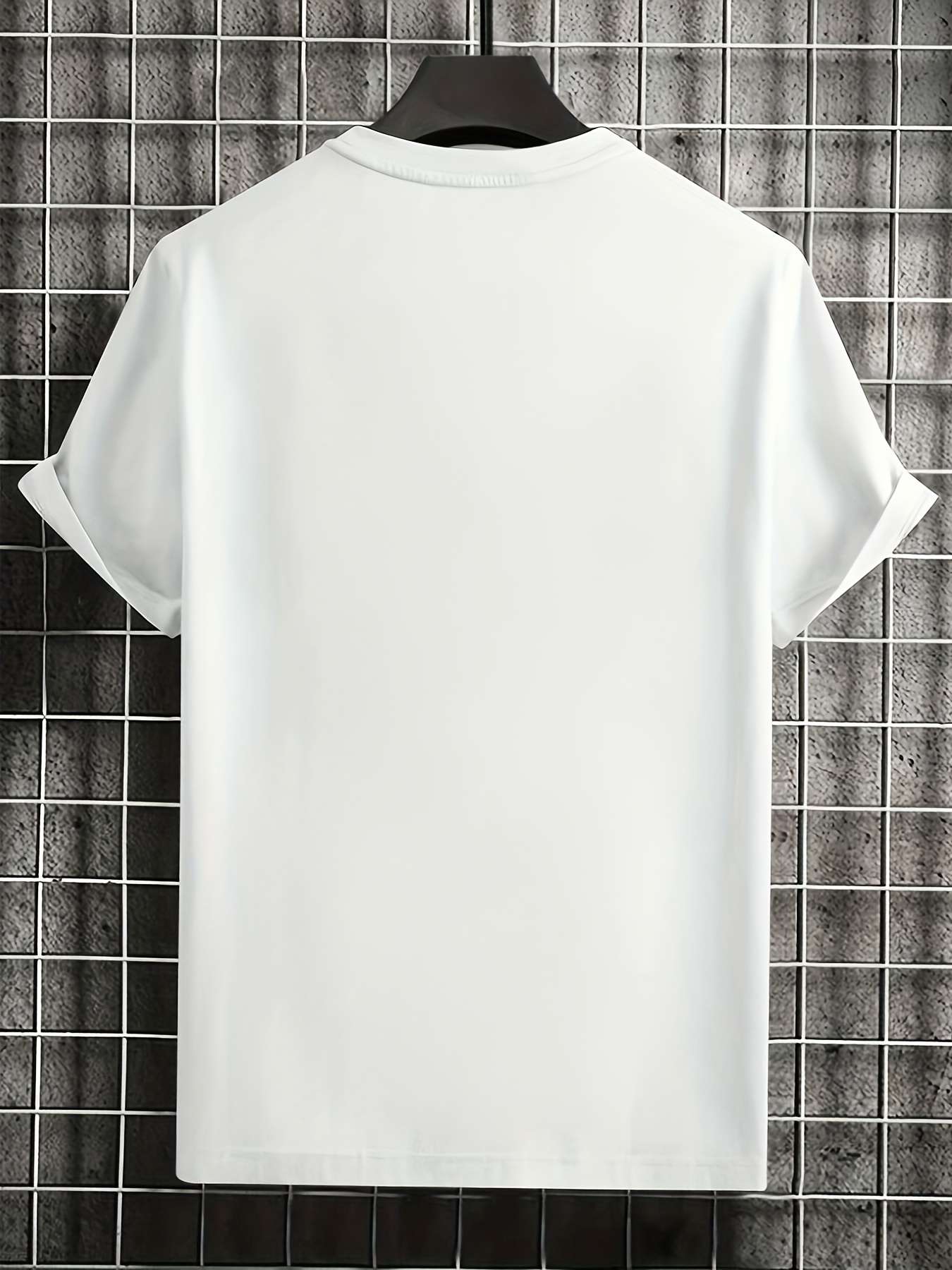 plus size mens solid t shirt for summer outdoor sports short sleeve tees for males details 3